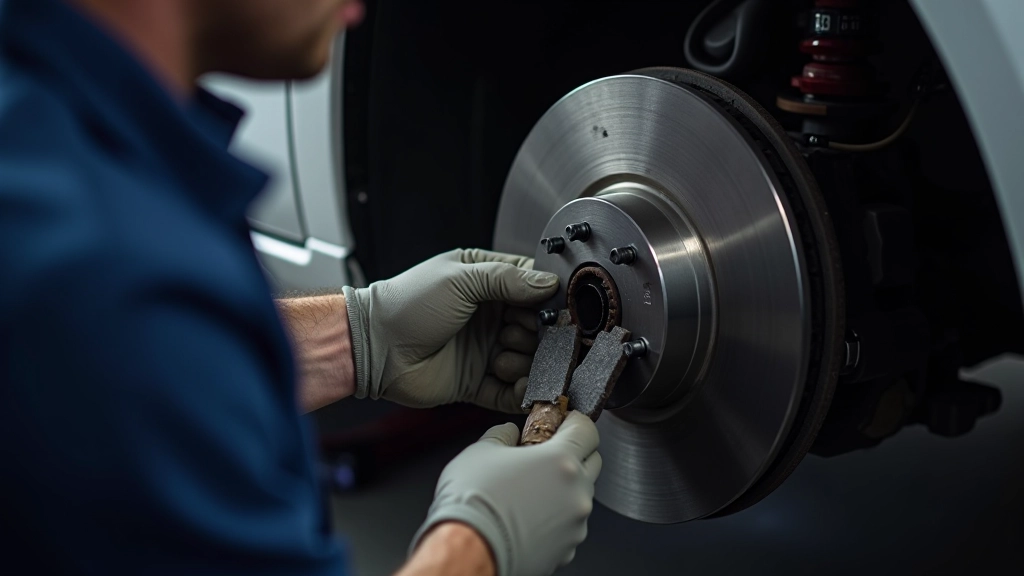 Brake pad installation
